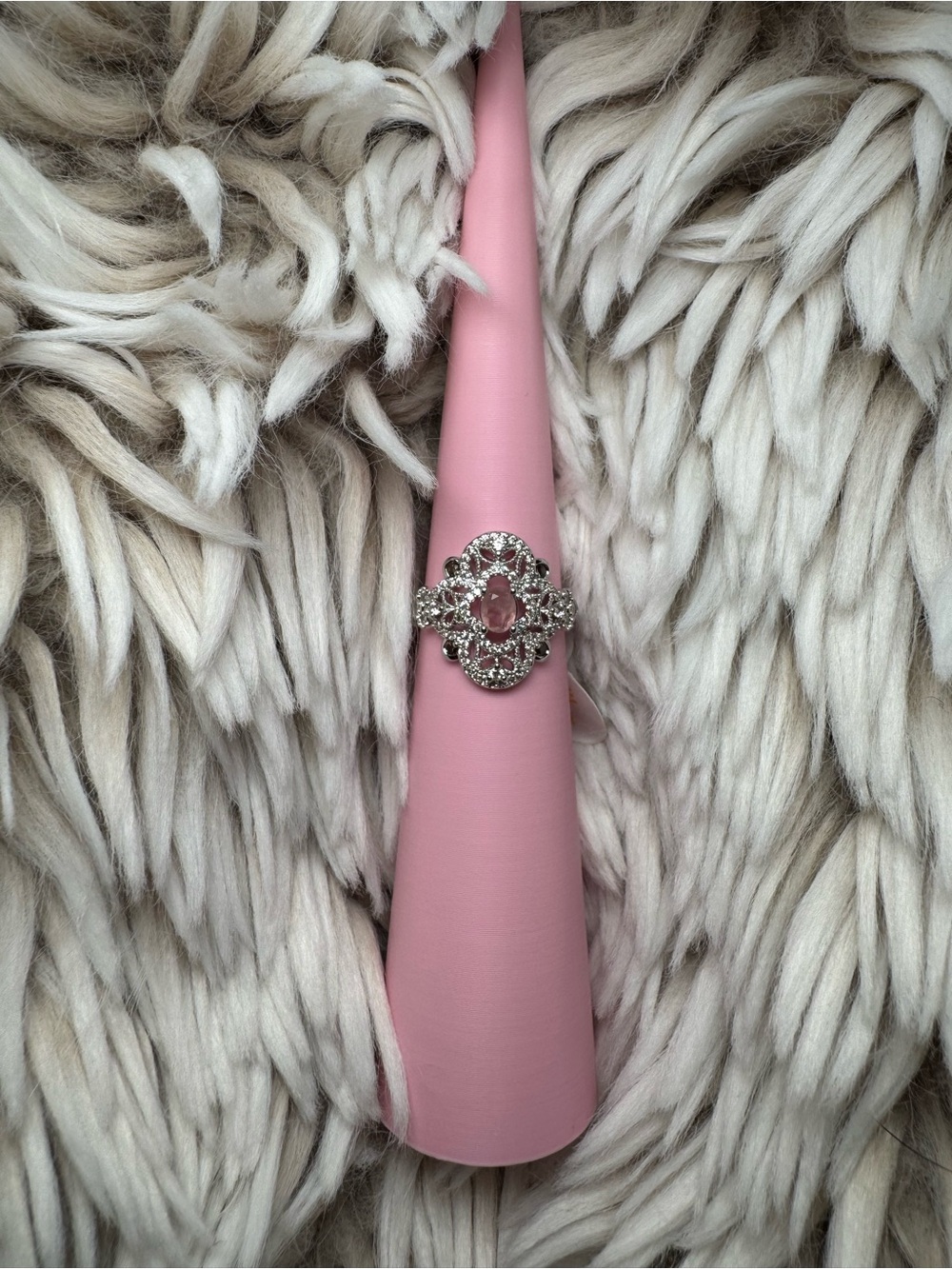 Rose Quartz Ring - Picture 4 of 6